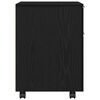 vidaXL File Cabinet Black Oak 17.72 x 14.96 x 21.26 in Engineered Wood