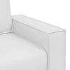 vidaXL Sofa White 62.99 x 30.71 x 33.07 in Fabric