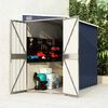 vidaXL Garden Shed Anthracite Galvanized steel 46.5 x 76.4 x 70.1 in
