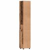 vidaXL Bathroom Cabinet Set TULUM Old Wood 14.57 x 12.40 x 79.92 in