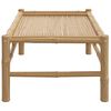 vidaXL Garden Coffee Table Natural finish bamboo Bamboo Medium Durable