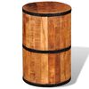 vidaXL Stool Unique piece Rough mango wood Medium Long-lasting Stool