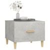 vidaXL Coffee Table Concrete Grey Engineered Wood Medium Coffee Table