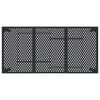 vidaXL Garden Table Anthracite Powder-Coated Steel 65.0 x 31.5 x 28.3 in
