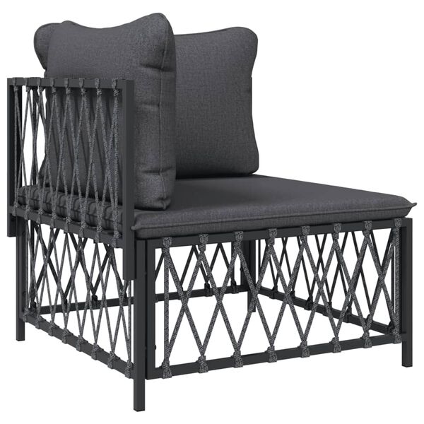 vidaXL Garden Lounge Set Anthracite