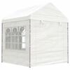vidaXL Gazebo with Roof White 21.9'x7.5'x8.8' Polyethylene