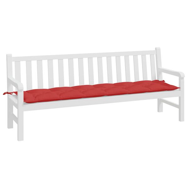 vidaXL Garden Bench Cushion Red Oxford fabric (100% polyester)