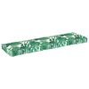 vidaXL Pallet Cushion for Bench Floral Leaf pattern 140 x 40 x 8 cm