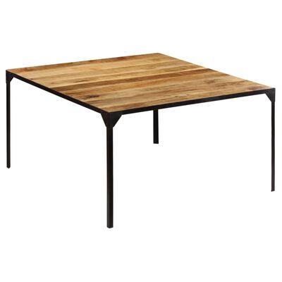 vidaXL Dining Table 55.1"x55.1"x29.9" Solid Mango Wood