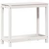 vidaXL Potting Table White Solid pine wood 32.5 x 13.8 x 29.5 in