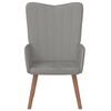 vidaXL Relaxing Chair Light Grey