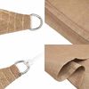 vidaXL Sunshade Sail 1.75 oz/ft&sup2; Taupe 19.7x23.0' HDPE
