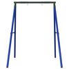 vidaXL Swing Frame Set of 2 Blue and dark green Painted steel Standard