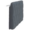 vidaXL Headboard Cushion Dark Grey Velvet 55.1 in Headboard Cushion