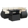 vidaXL Garden Sofa Set Black