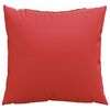 vidaXL Sofa Cushion Set of 4 Red Fabric (100% polyester) 19.7 x 19.7 in