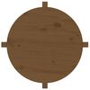 vidaXL Coffee Table Honey brown Solid pine wood Medium Hardwood
