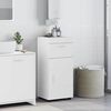 vidaXL Bathroom Cabinet Set TULUM White 14.57 x 12.40 x 32.28 in