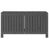vidaXL Garden Storage Box Grey Solid pine wood Medium Garden Storage Box