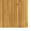 vidaXL Room Divider Bamboo Natural Width 98.4" Height 65.0"