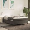vidaXL Bed Frame Dark Grey Velvet (100% polyester), plywood, engineered wood