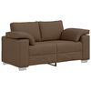 vidaXL Sofa Set 2 pcs Brown 219 x 77 x 82 cm fabric