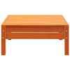 vidaXL Garden Footstool Wax brown Solid pine wood Standard Modular