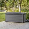 Keter Outdoor Storage Box Gray Polypropylene Large Storage