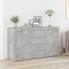 vidaXL Sideboard Concrete grey 120 x 36 x 69 cm Engineered wood