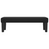vidaXL Bench Black Faux leather 39.4 x 11.8 x 11.8 in Durable Benches