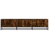 vidaXL TV Cabinet Smoked oak Engineered wood, metal Large TV Cabinet
