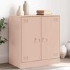 vidaXL Sideboard Pink Cold-rolled steel Medium Sideboard Rectangular
