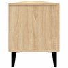 vidaXL TV Cabinet Sonoma oak Engineered wood, metal One Size TV Cabinet