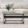 vidaXL Coffee Table Grey Sonoma Engineered wood Medium Durable