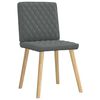 vidaXL Dining Chair Set of 6 Dark Grey