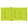 vidaXL Patio Lowback Chair Cushions 2 pcs Bright Green 39.4x19.7x1.2" Oxford Fabric