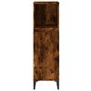 vidaXL Bathroom Cabinet Smoked Oak Engineered wood, metal