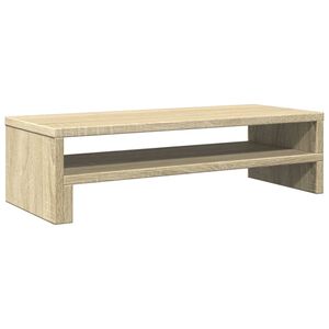 vidaXL Monitor Stand Sonoma Oak 21.3x8.7x5.9" Engineered Wood