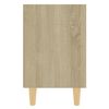 vidaXL Bed Cabinet Set of 2 Sonoma oak