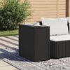 vidaXL Garden Side Table Black