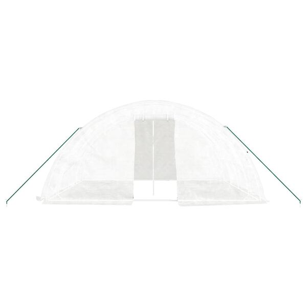 vidaXL Greenhouse White Polyethylene Large UV-resistant materials