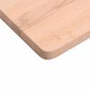 vidaXL Desk Top 39.4x(17.7-19.7)x1.0" Solid Wood Beech