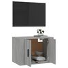 vidaXL Wall Mounted TV Cabinet Gray sonoma Engineered wood
