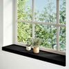 vidaXL Window Sills 2 pcs Dark Brown 27.6x7.9x0.8" Solid Wood Oak
