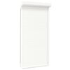 vidaXL Roller Shutter Aluminium 43.3x86.6" White