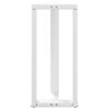 vidaXL Bar Table Leg White Powder-coated steel Medium Adjustable Feet
