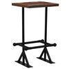 vidaXL Bar Table Multicolor with Black Legs
