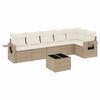 vidaXL Garden Sofa Set Beige