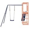 vidaXL Outdoor Playset Blue, Natural Wood