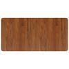 vidaXL Bathroom Countertop Dark Brown 39.4"x19.7"x0.6" Treated Solid Wood